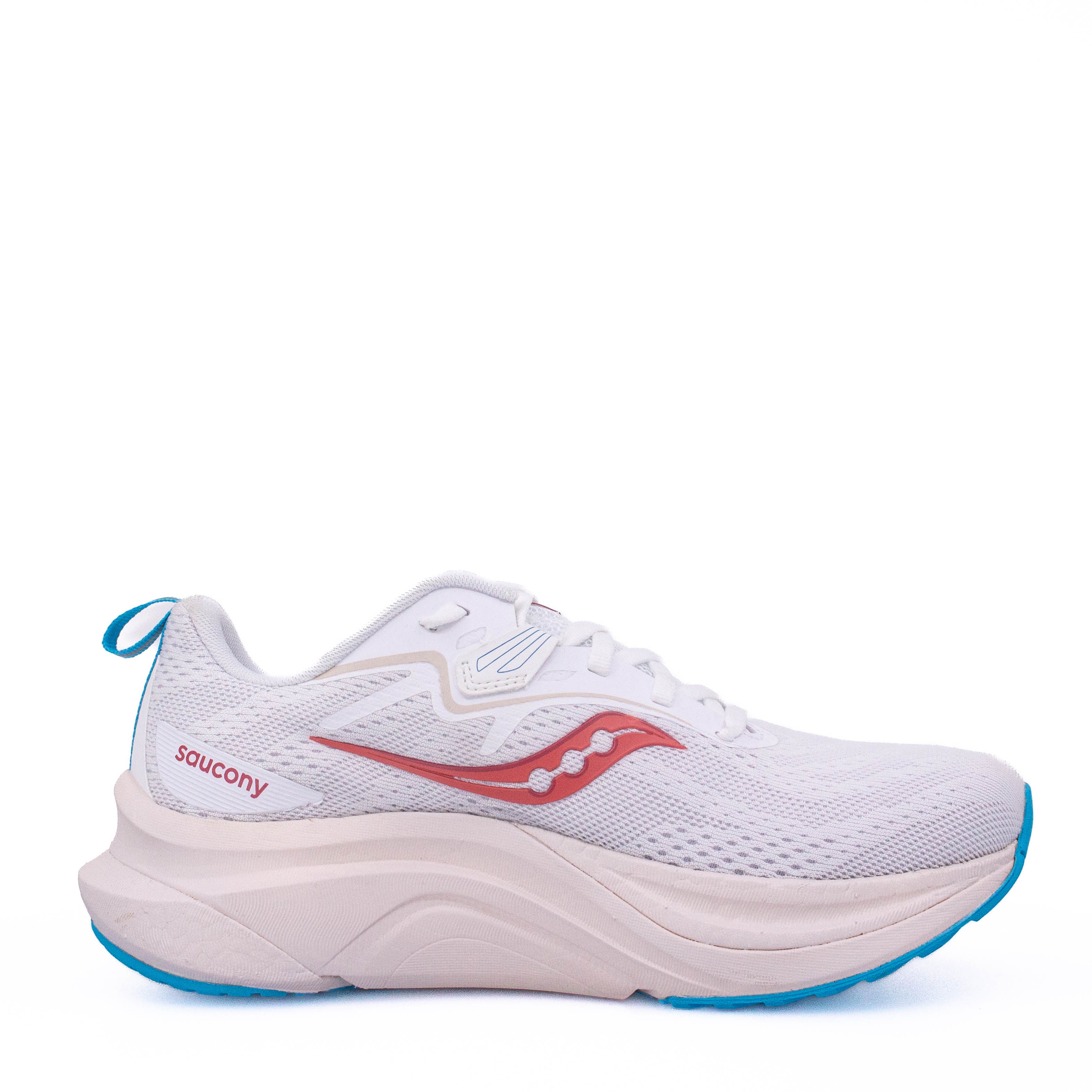 Saucony Tempus 2 (B Standard) Womens White/Cayenne - Frontrunner Colombo